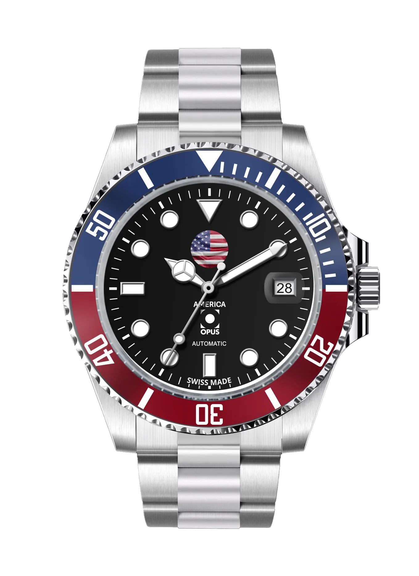 Opus America dial close-up