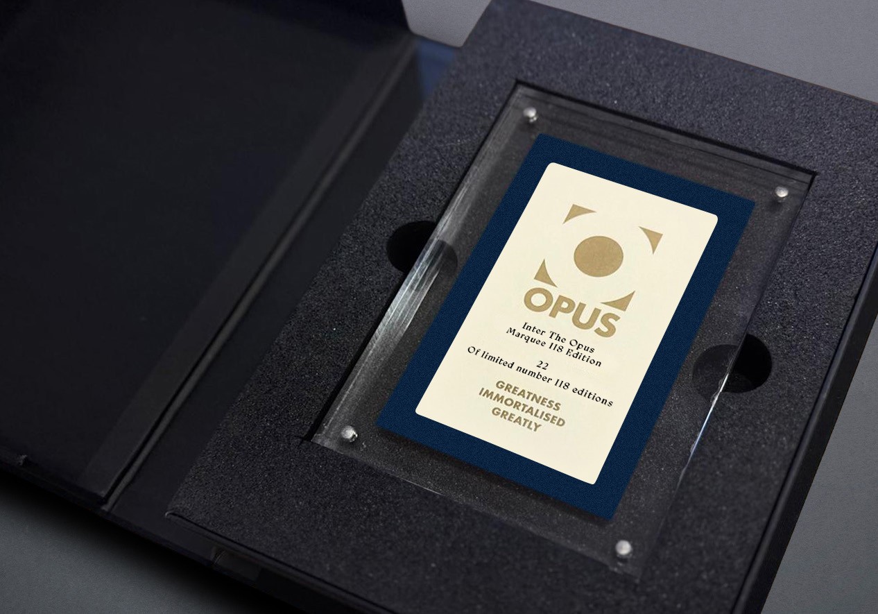 Inter The Opus certificate of ownership